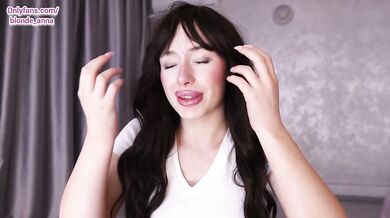 Blowjob eat sperm after Wig collection