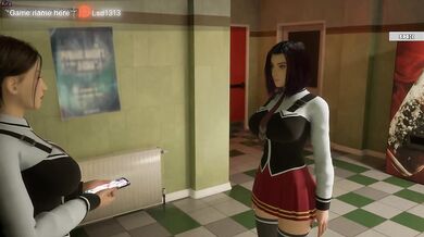 Kira got the wrong door and accidentally walked into the men's restroom. In response, someone accidentally entered her holes too.