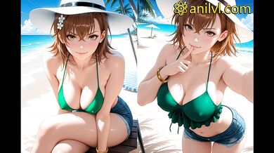 Misaka Mikoto seduces in hot lingerie on camera