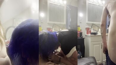 Big Titty Milf sucks and fucks like a pro then licks her cum off my BWC