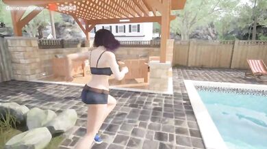 Kira's introduction to the neighbors didn't go according to plan, and her ass and mouth were fucked. part 2