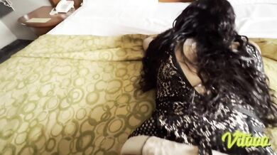 Big cumshot in my girlfriend's ass - Latina with a small vagina