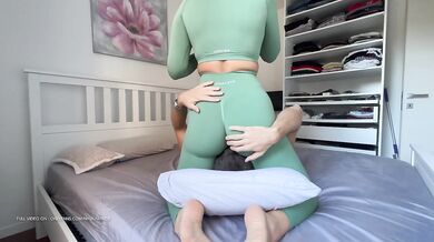 Fit Couple Dryhumping and Fucking After Sweaty Gym Session