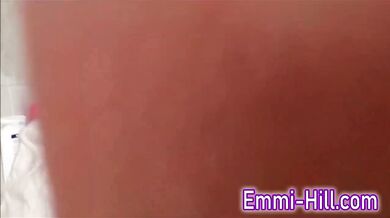 18yo teen masturbating and squirting! Skinny, small tits and huge Labia Teen girl