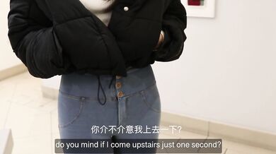 First Date With Shy Chinese Student Ends Well - She Screams As Foreigner Fucks Her