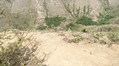 Stranger interrupted my hike and drove me to fuck in the mountains. POV BLOWJOB & DOGGY