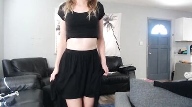 POV Girlfriend Modeling Outfits, Fingers Herself