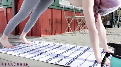 Topless Outdoor Yoga In Colorado!