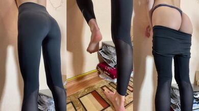 Sexy ass in leggings