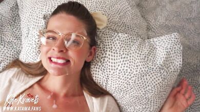 I Fucked Hot Nerdy Girl With Glasses - After Cumshot She send her Cum Selfie to her Boyfirend