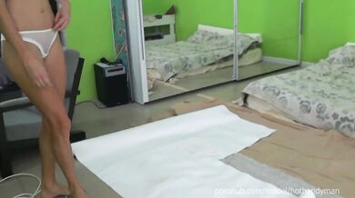 DIY Bed 15 - Stapling a fabric headboard + Bonus after cum