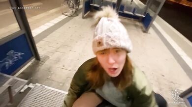 Just a Risky train station fuck