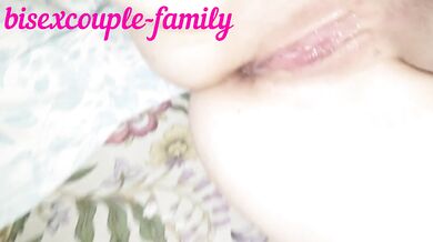 I decided to lick my wife after sex, and again cum on her pussy