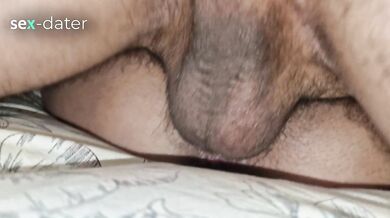 Hairy Pussy Creampied - Skinny Girl Fucked in Front of Her Best Friend