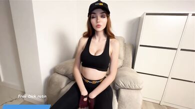 Sweaty Gym Session Turn into HARD Fuck and TITFUCK with Busty Personal Trainer