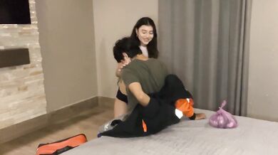 The delivery guy comes and I can't help but fuck him