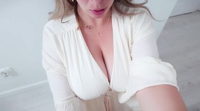 PAWG wife tries very hard to have good sex. Her big breasts are jumping, we love it