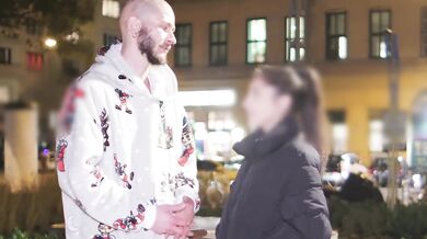 "CUM INSIDE ME!" - Petite Italian Teen Eva Generosi Picked Up In Public For Pussy Creampie