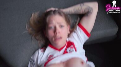 RIVER PLATE team lost.. so he took it out on my PUSSY - SammmNextDoor Date Night #36