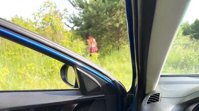 Asked the bitch to help fix the car, but she helped my dick.