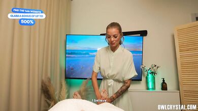 The Shy Masseuse Couldn’t Resist Her Client’s Big Cock