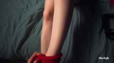 late night POV | he can't resist ends cumshot on perfect tight body beauty babe