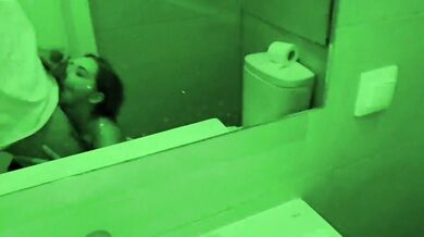 Risky Public Sex in Toilet During Party. Slave girl Licked Toilet Bowl