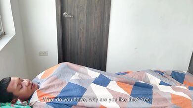 My big stepbrother is sick and I give him the fuck of his life so he can heal.