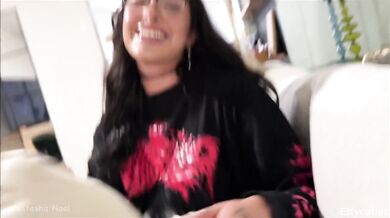 My BIG BOOTY STEPSIS caught me spying.. fuck it lets share