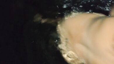 Dared friends wife to skinny dip w me camping after her man went to bed-nude hike back to tent pt1