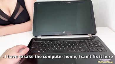 I helped my stepsister fix her laptop and she decided to thank me