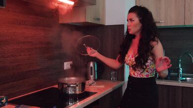 Threesome Hot MILF with her Italian husband and his friend