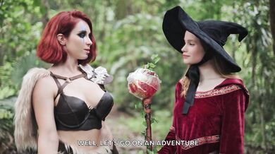 D&D The Adventure of the Elf with God Eros (ArinaFox, Sweetie Fox, Diana Rider)