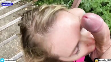 Extreme sex with a friend's mom on the bridge