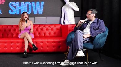 Jessica Sodi squirts over shy fan vergon at Juan Bustos SHOW ft. Khloe & Melanie