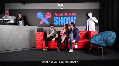 Jessica Sodi squirts over shy fan vergon at Juan Bustos SHOW ft. Khloe & Melanie
