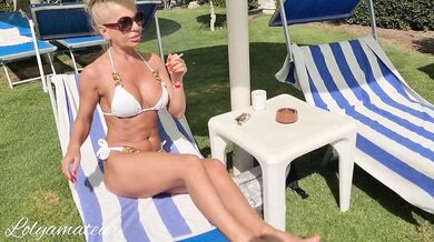 A day with Stepmom at the pool One night of fucked anal and pussy