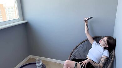 I was burned when I was filming myself for only fans and fucked. With conversations