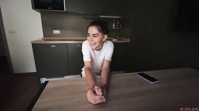 Truth or Dare Game With Friend Ended With Hot Sex On The Table And Pussy Creampie