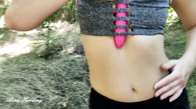 Alice goes in for sports. Alice cannot live a day without sports) With vibrator compilation