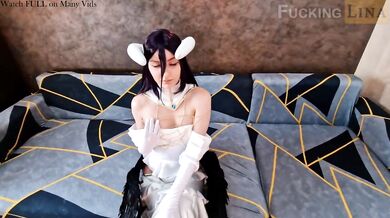 Overlord became a man and fucked Albedo in all holes