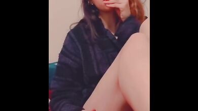 Smoking and fucking myself