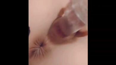 Smoking and fucking myself