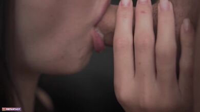 Hungry Student Sucks a Delicious Cock and Gets Fucked in a Pink Pussy