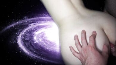 SPACE PORNO RELAXING anal and pussy fuck Relaxing porno video cosmos sound