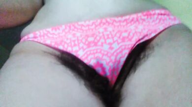 Would you like to buy Pink's DIRTY Panties After She Fucks Them Up with her Cute Hairy PAWG Pussy?
