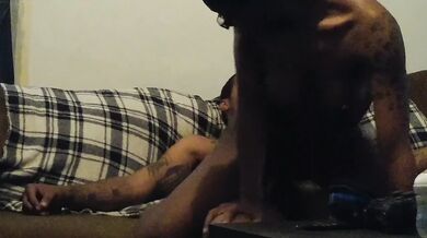 Daddy And I Playing Around On The Couch