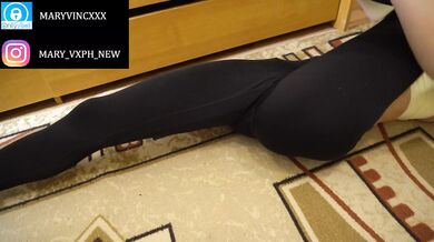 workout of sexy girl in leggings