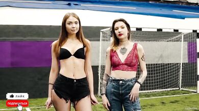They undressed on the football field because they lost a game of football