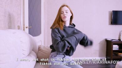 Schoolgirl visiting friend - FoxyElf - blowjob doggystyle POV
